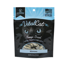 Vital Essentials Vital Cat Treats Minnows Freeze-Dried Cat Treats, 0.5-oz