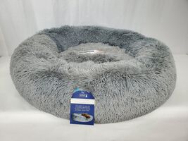 Arlee Pet Products Donut Dog Bed, Grey, 30-in