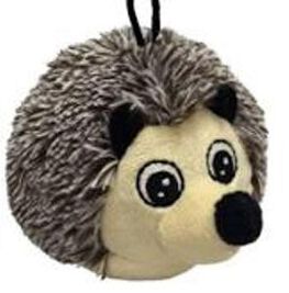 Petlou EZ Squeaky Hedgehog Ball Dog Toy, 4-in
