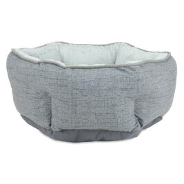 Arlee Pet Products Hexagon Dog Bed, Grey, 16-in