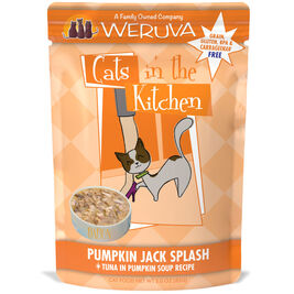 Weruva Cats in the Kitchen Pumpkin Jack Splash Tuna in Pumpkin Soup Recipe Grain-Free Wet Cat Food, 3-oz