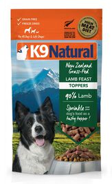 K9 Natural Lamb Feast Freeze-Dried Dog Food Topper, 5-oz